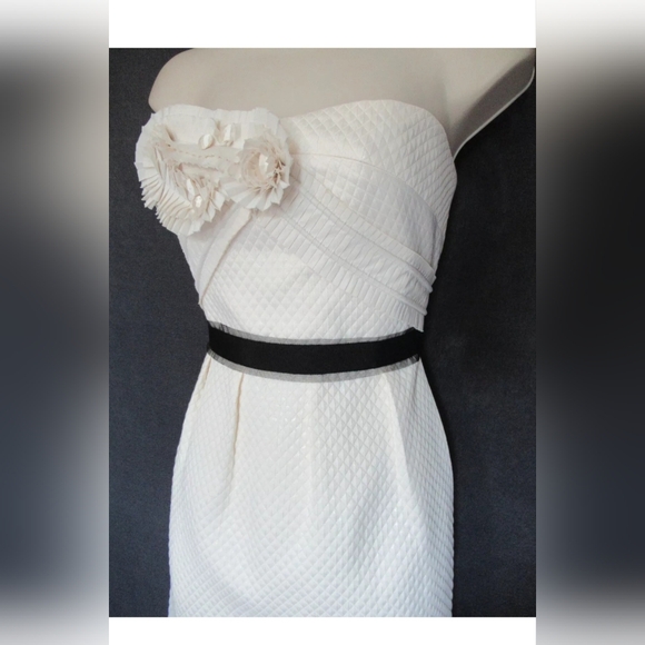 BCBG Cream Dress -Size 8 - Picture 11 of 16